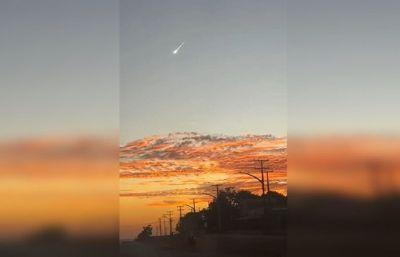 NÃO IDENTIFICADO: Fenômeno luminoso é visto no céu em cidade do Araguaia (MT) e intriga moradores