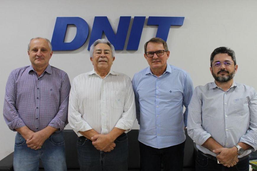 Prefeito Gorgen reivindica no DNIT, sinalizações em estradas e duplicação até o aeroporto de Querência