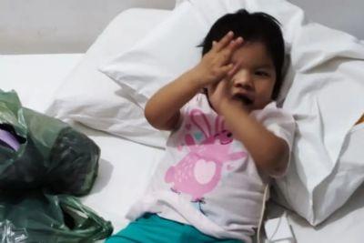 ESTÁ NA CAPITAL: Indígena de 4 anos, da região de Querência (MT), precisa de doação de sangue