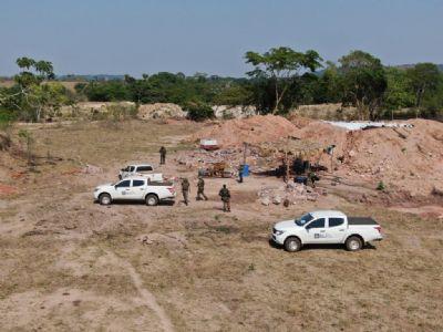 OPERAÇÃO AMAZÔNIA: Sema-MT combate extração ilegal de minérios no Norte de Mato Grosso