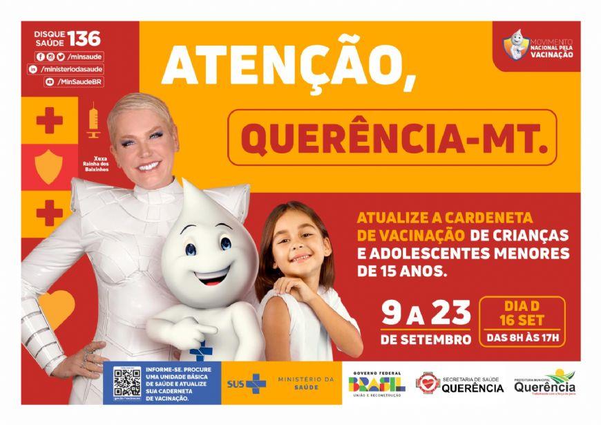 Prefeitura de Querência realiza Campanha de Vacinação de crianças e adolescentes