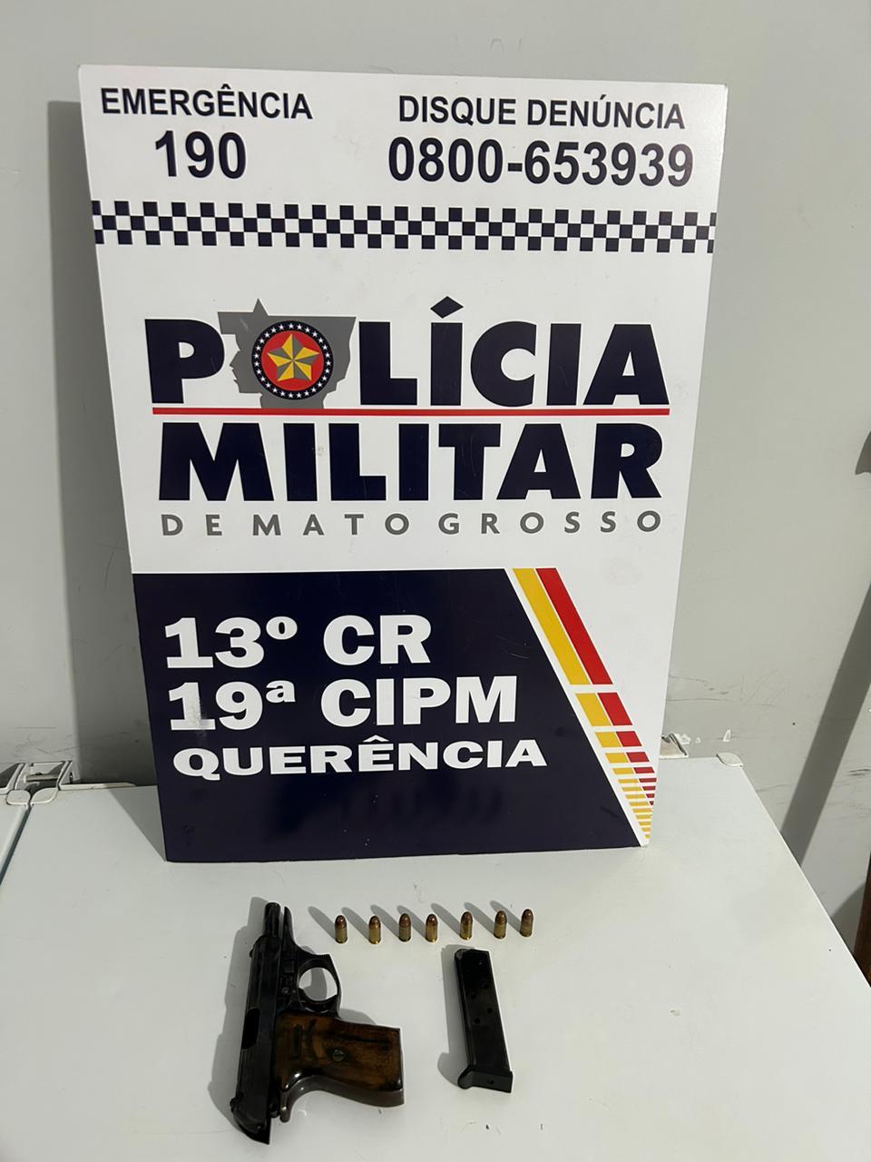 Homem é preso por porte ilegal de arma no Setor F