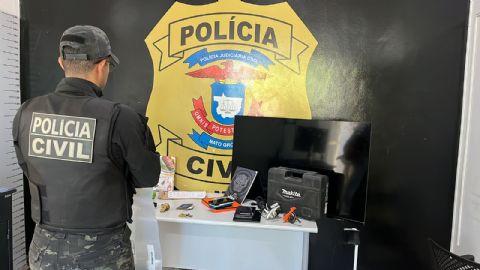 Polícia Civil cumpre 22 mandados contra investigados por furtos, receptação e tráfico de drogas em Água Boa