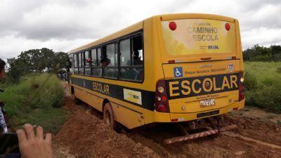 Estudantes ficam sem ir à escola devido à fata de ônibus em Espigão do Leste