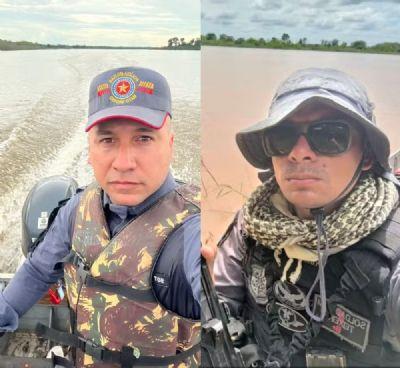 NO ARAGUAIA: Sargento e soldado da PM que morreram após naufrágio no Rio das Mortes (MT) são enterrados