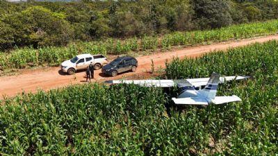 FLAGRANTE: Envolvidos em queda de aeronave no interior de MT são presos com armas e mais de 600 munições