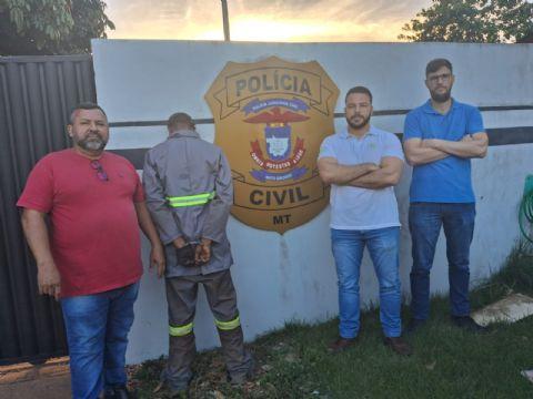 Polícia Civil prende foragido da justiça do DF em Querência