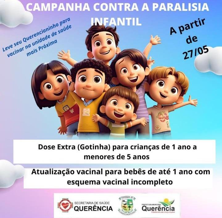 CAMPANHA DE VACINAÇÃO CONTRA A PARALISIA INFANTIL