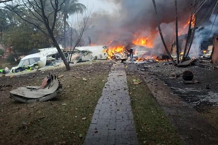 VÌDEO: não há sobreviventes em queda de avião em Vinhedo (SP), segundo prefeitura