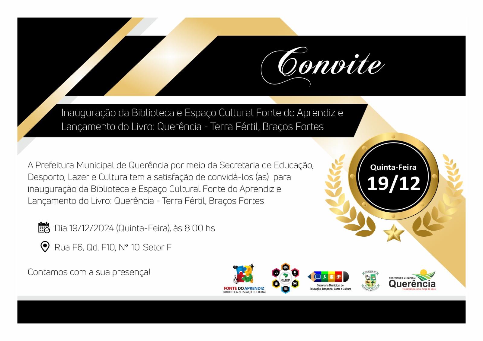 Inauguração da Biblioteca e Espaço Cultural Fonte do Aprendiz