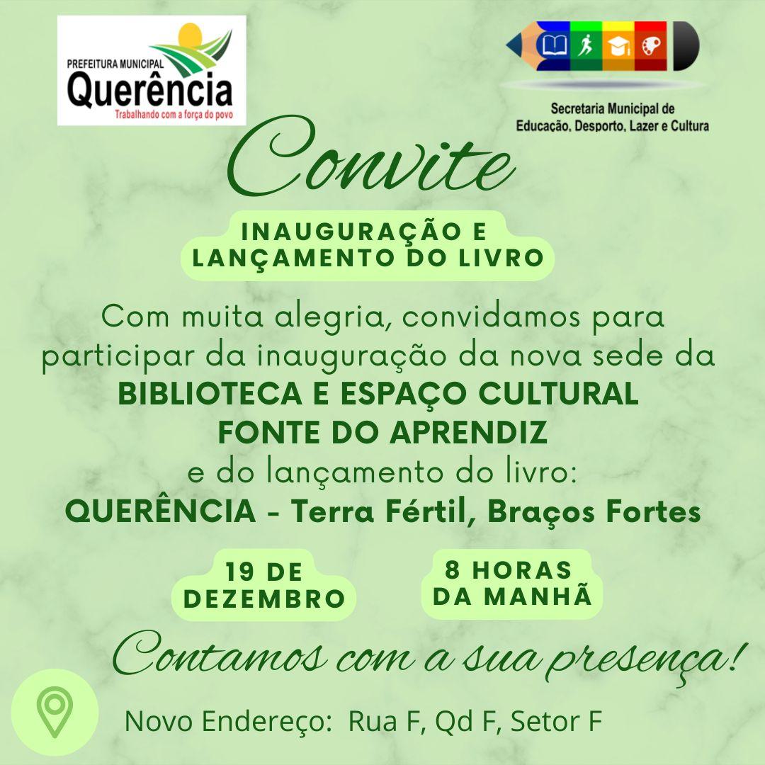 Inauguração e Lançamento do Livro