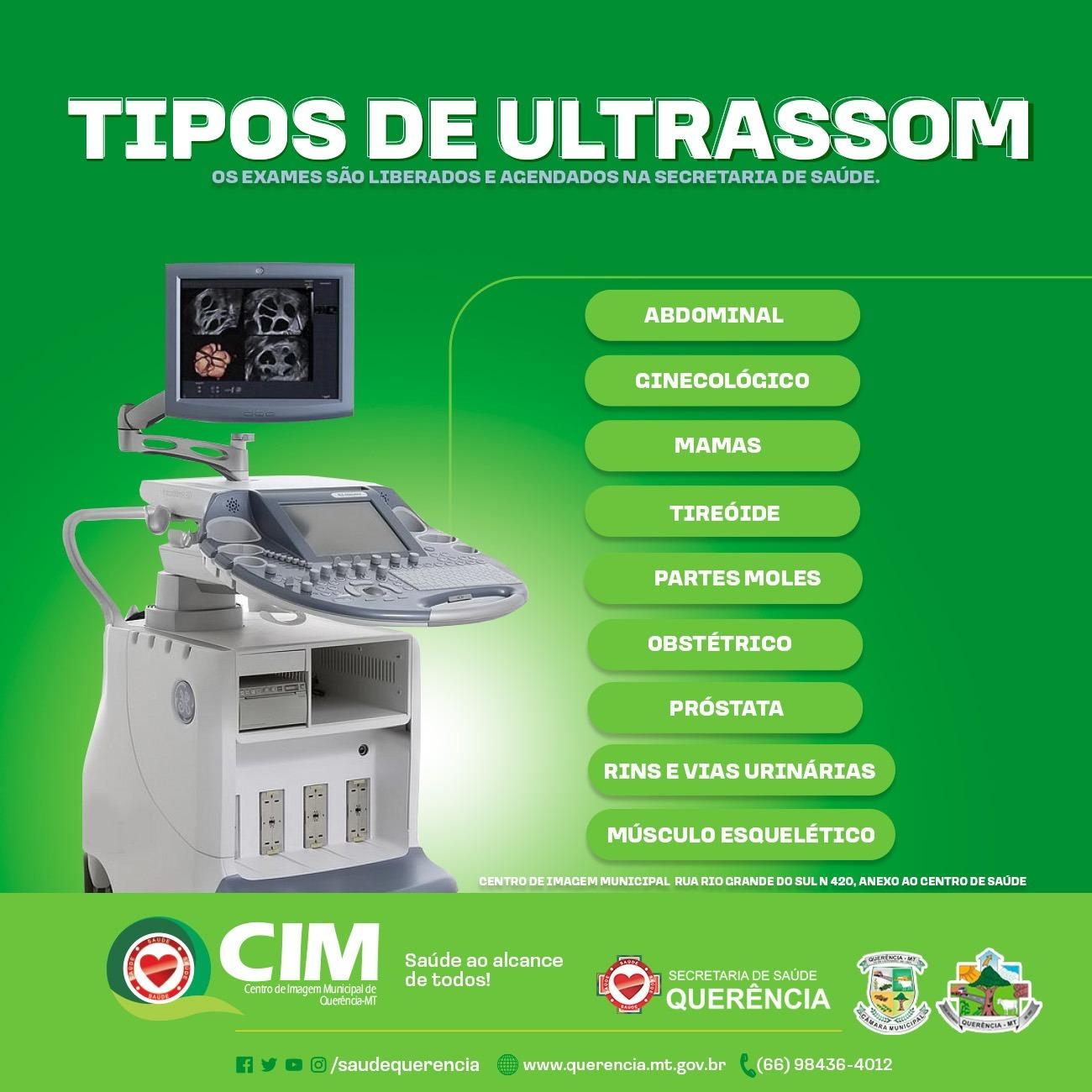 Centro de Imagem Municipal de Querência: Ultrassom