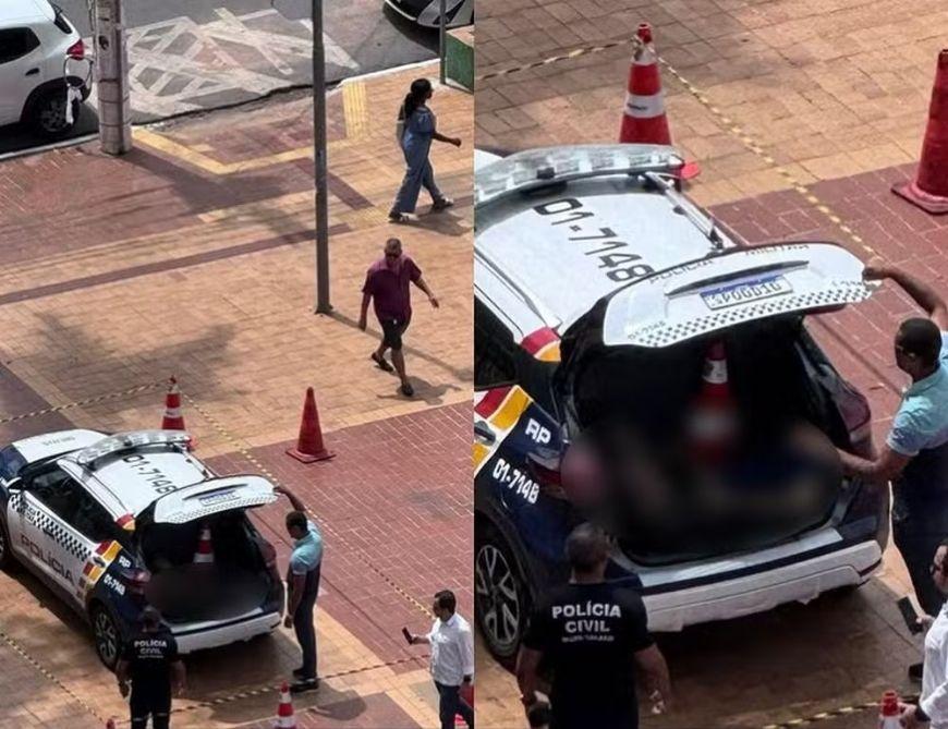 Homem encontrado morto em carro da polícia em Cuiabá estava no porta-malas há cerca de 3 dias, diz delegado