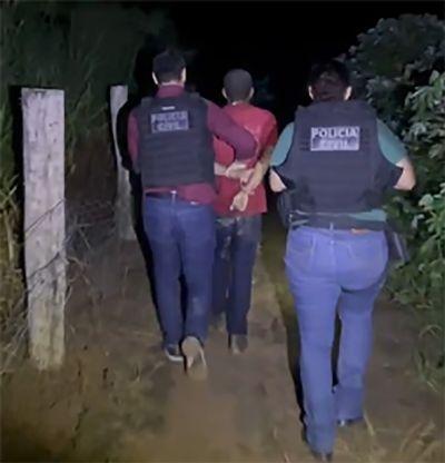 Homem que assassinou a esposa com a filha no colo em Confresa (MT) é preso pela Polícia Civil