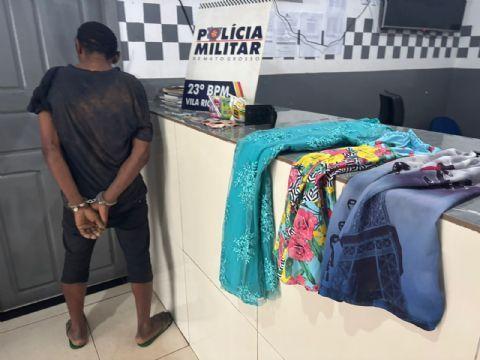 Após tentativa de roubo e de estupro a proprietária de mercado em Vila Rica (MT), homem é preso pela PM