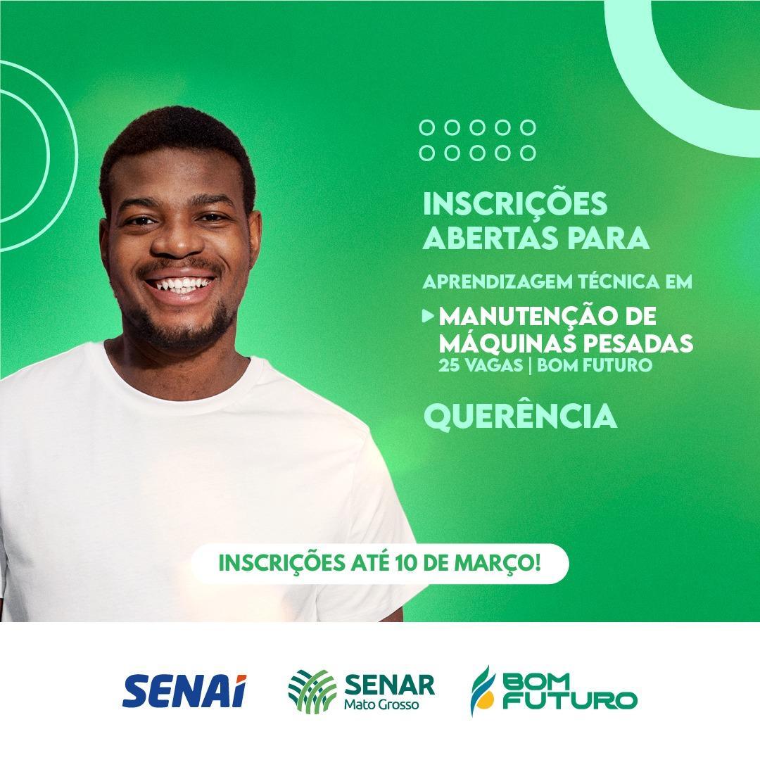 JOVEM APRENDIZ - QUERÊNCIA - T35 TÉCNICO EM MANUTENÇÃO DE MÁQUINAS PESADAS
