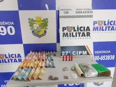 Mais uma “boca de fumo” é fechada em Confresa (MT) e faccionado é preso