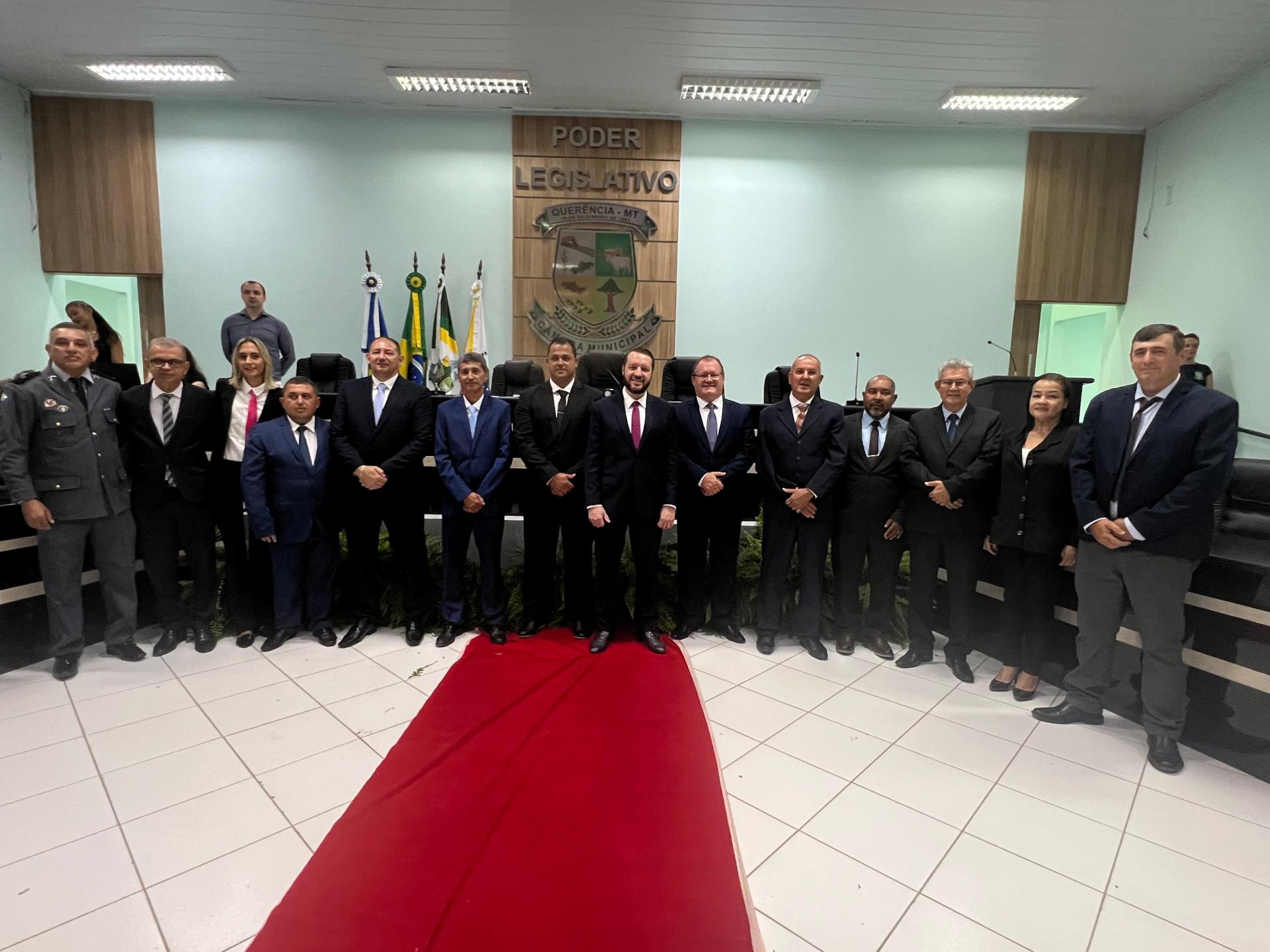Sessão de posse da 9º legislatura de Querência foi realizada no dia 1º de fevereiro