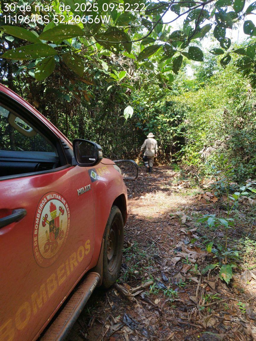 Bombeiros de Confresa encerram as buscas a homem desaparecido há mais de 1 mês em região de mata em Espigão do Leste