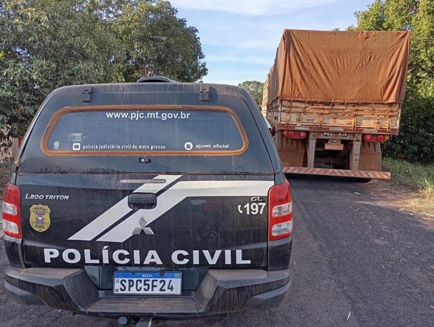 Polícia Civil recupera dois semirreboques e pneus de vítimas de estelionato em Nova Xavantina (MT)