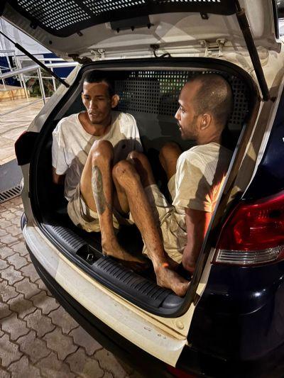 Polícia Militar recaptura mais dois foragidos da Penitenciária de Água Boa; apenas 1 continua foragido