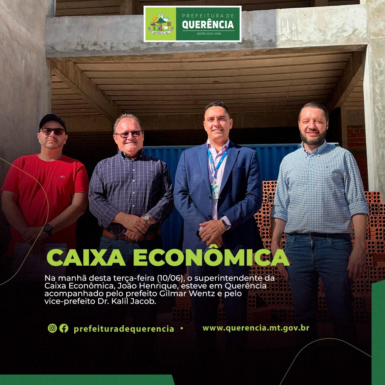 futura sede da Caixa no município