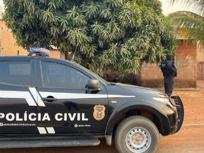 Homem mata mulher em Ribeirão Cascalheira, foge e é preso pela Polícia Civil em Porto Alegre do Norte
