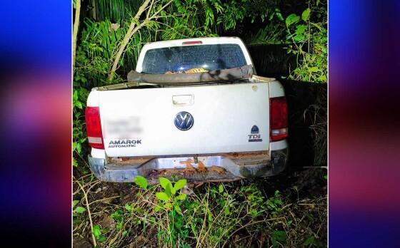 PM de Serra Nova Dourada e Bom Jesus do Araguaia recupera Amarok roubada em Querência