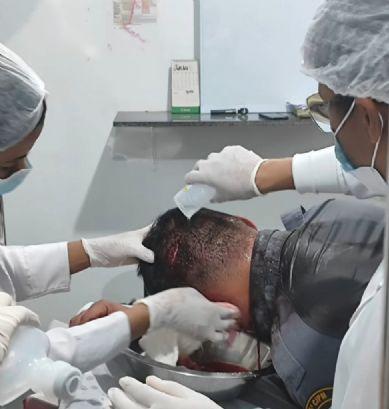 Policiais são vítimas de tentativa de homicídio durante ocorrência em Canarana (MT)