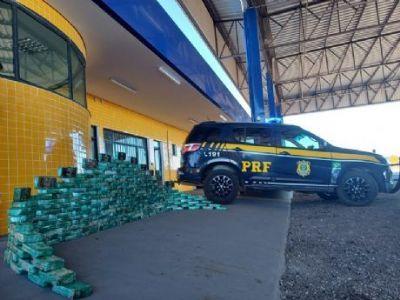 PRF apreende mais de 200 kg de pasta base de cocaína na região do Araguaia