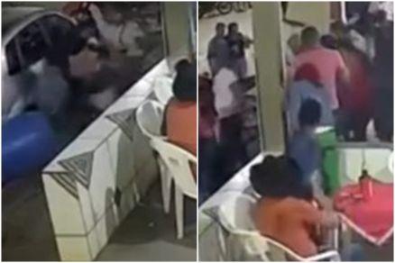 Homem é morto a facadas durante briga em bar de MT; vídeo