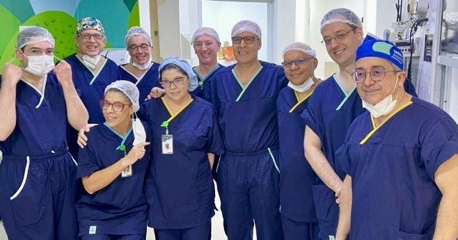Hospital realiza cirurgia inédita em Cuiabá para correção de malformação em bebê ainda no útero