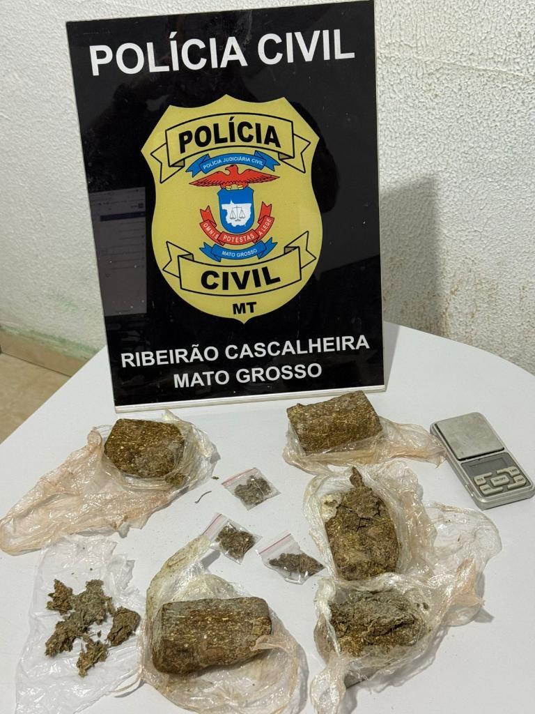 Membro de facção acusado de tráfico de drogas é preso em flagrante em Ribeirão Cascalheira (MT)