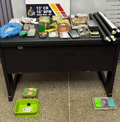Polícia Militar frustra sequestro em Água Boa e prende cinco suspeitos ligados a facção criminosa