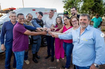 Prefeitura de Canarana entrega nova ambulância ao distrito de Serra Dourada e reforça atendimento na saúde