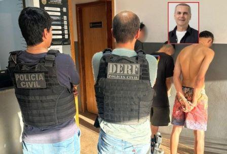 Três criminosos que atiraram no ex-prefeito de Confresa (MT) são presos pela Polícia Civil