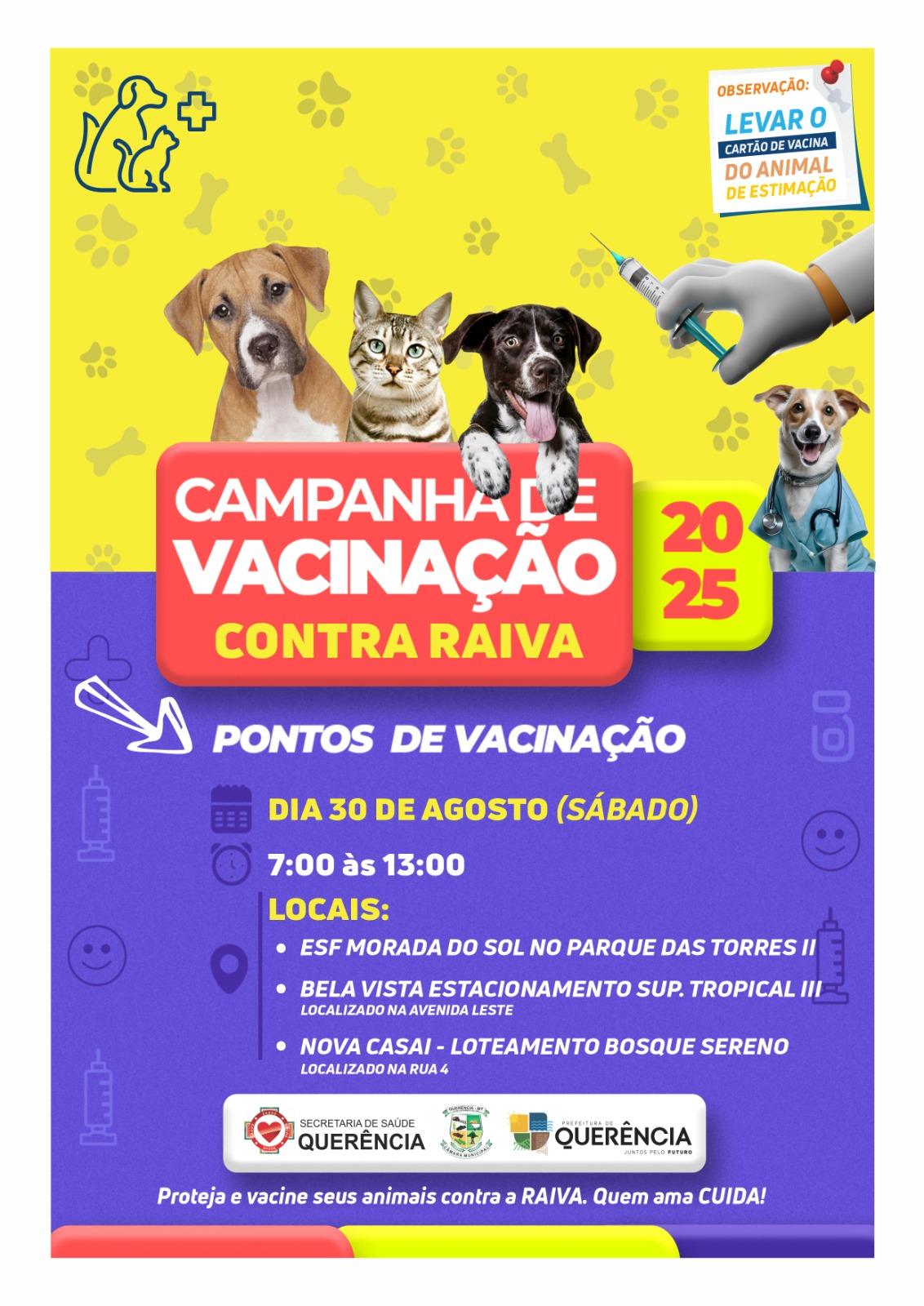 Campanha de Vacinação Contra a Raiva