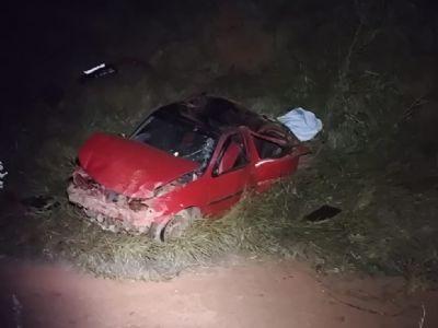 Dois adultos e um bebê de 9 meses morrem durante capotamento de veículo em rodovia de Santa Cruz do Xingu (MT)