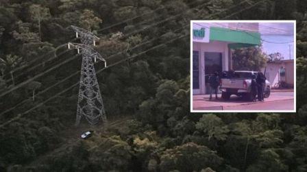 Hilux usada durante assalto ao Sicredi é encontrada abandonada em mata