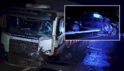 Motorista de Hilux morre em colisão frontal com caminhão em rodovia do Araguaia