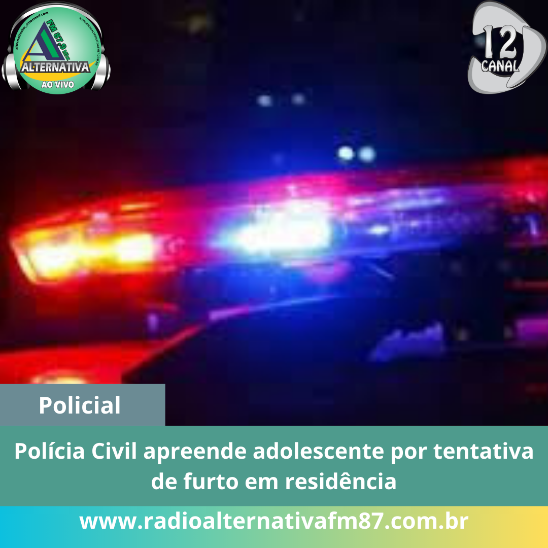 Polícia Civil apreende adolescente por tentativa de furto em residência em Querência