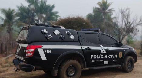 Polícia Civil de MT e GO recuperam retroescavadeira furtada em Água Boa