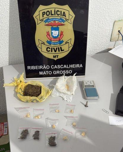 Polícia Civil prende casal de faccionados que ameaçava policiais em Ribeirão Cascalheira