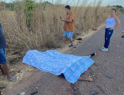 TRAGÉDIA: Pai e filhos morrem na BR-158 durante colisão frontal entre moto e carreta em Vila Rica (MT)