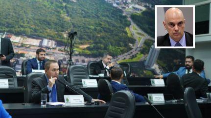 Vereadores de Cuiabá aprovam moção de repúdio contra Alexandre de Moraes
