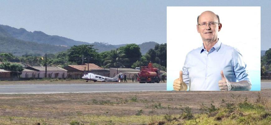 Aeronave que partiu de Querência (MT) com deputado Carlos Avalone apresenta pane