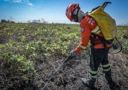 Corpo de Bombeiros combate incêndios florestais em Confresa e Canabrava do Norte