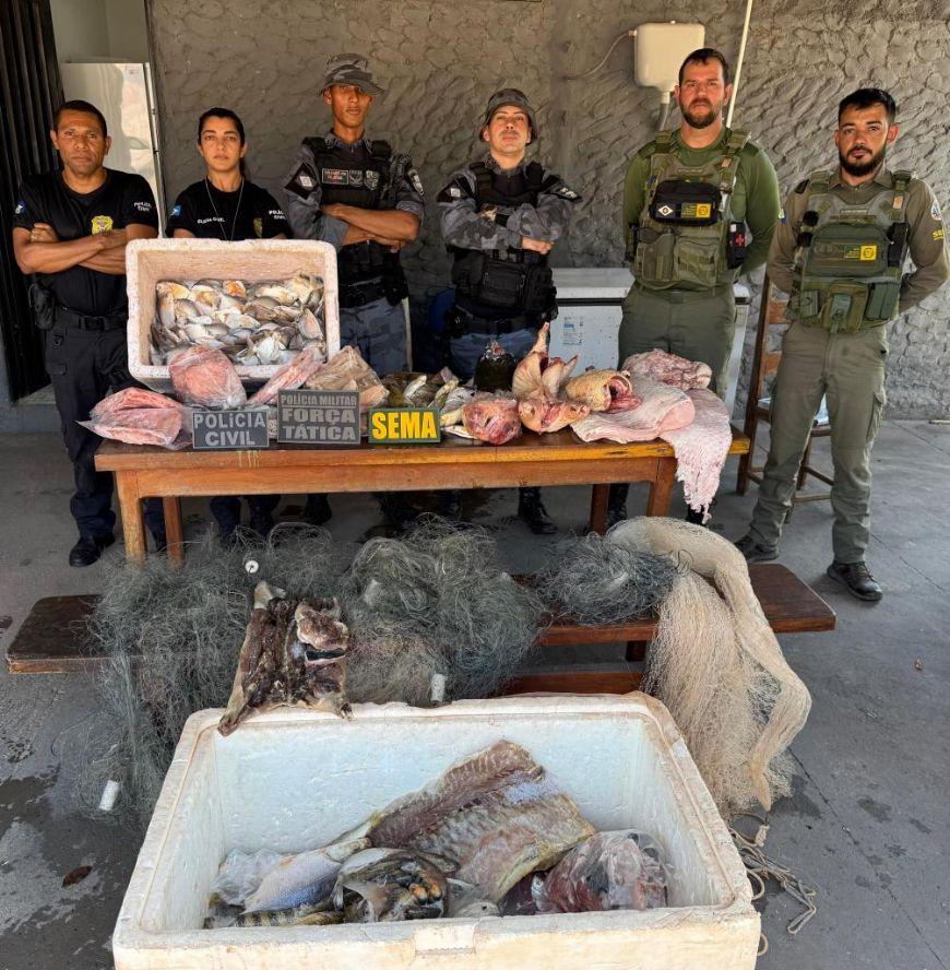 Dono de pousada é preso em Santa Terezinha (MT) com 77 kg de pescado ilegal