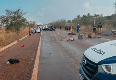 Motociclista tenta desviar de bezerro e morre atropelado por caminhão na BR-158 em Vila Rica (MT)