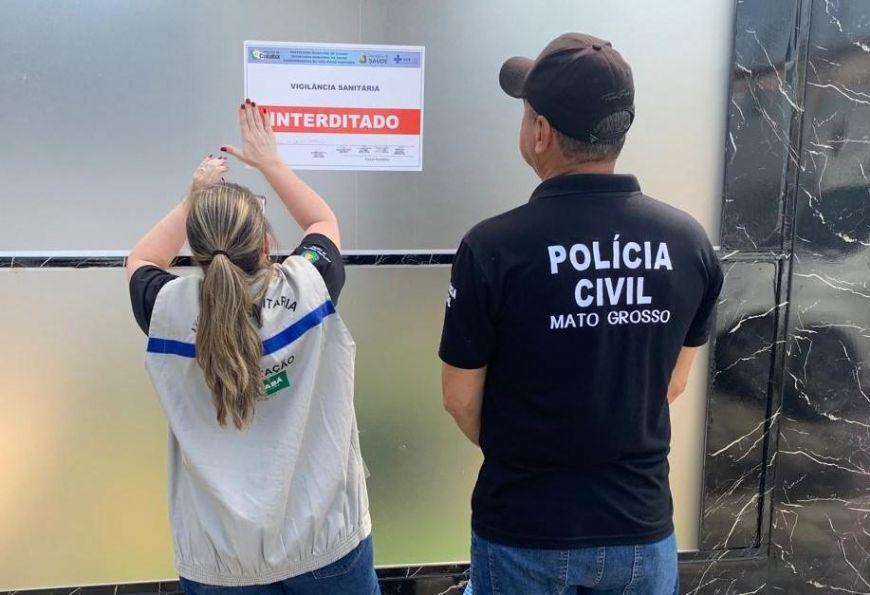 Pela 3ª vez clínica de estética é interditada em Cuiabá